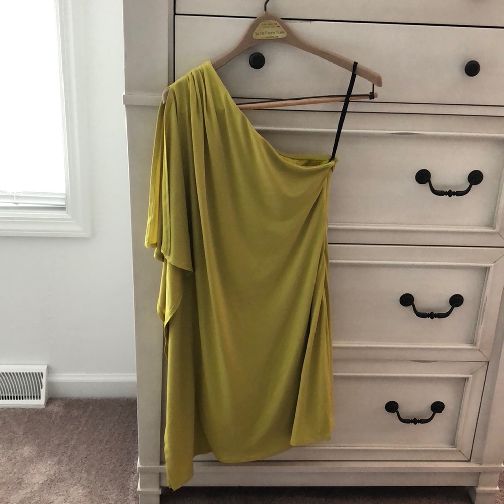 Calvin Klein one sleeve dress